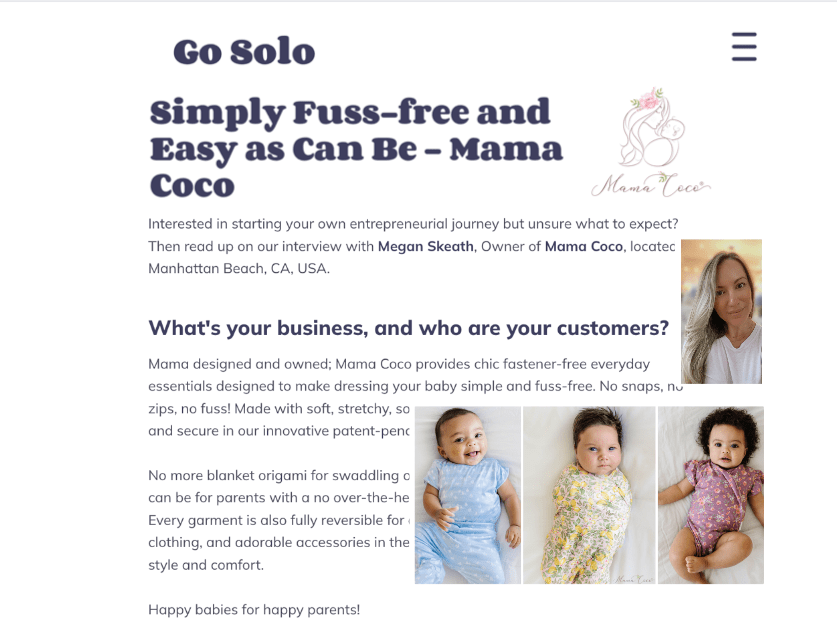 SUBKIT INTERVIEWS FOUNDER ABOUT MAMA COCO & ENTREPRENEURIAL JOURNEY