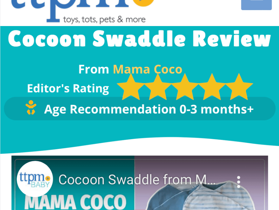 TTPM BABY GEAR REVIEWS COCOON SWADDLE