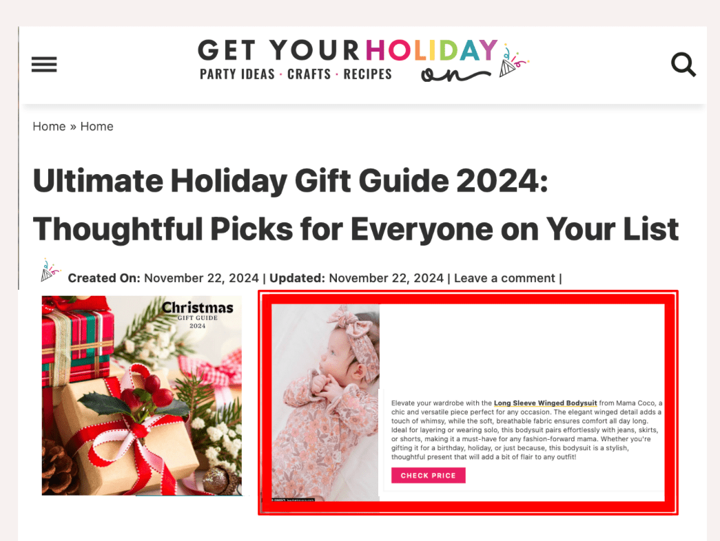 ULTIMATE HOLIDAY GIFT GUIDE 2024