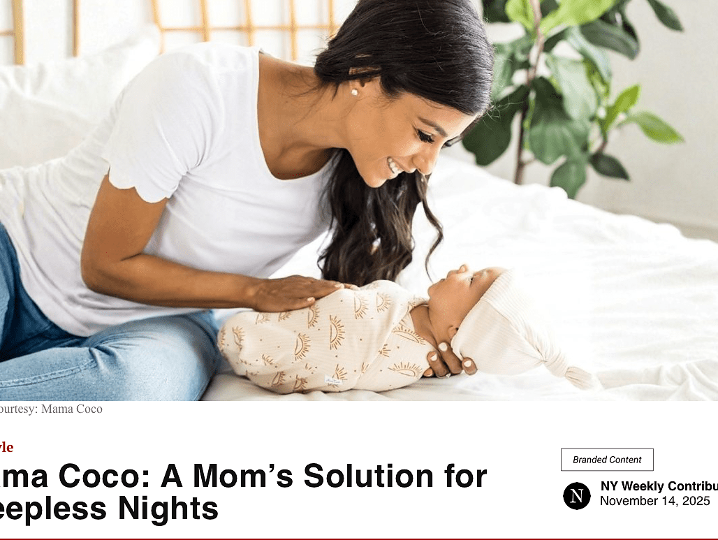 Mama Coco Featured in New York Weekly: A Mom’s Solution for Sleepless Nights