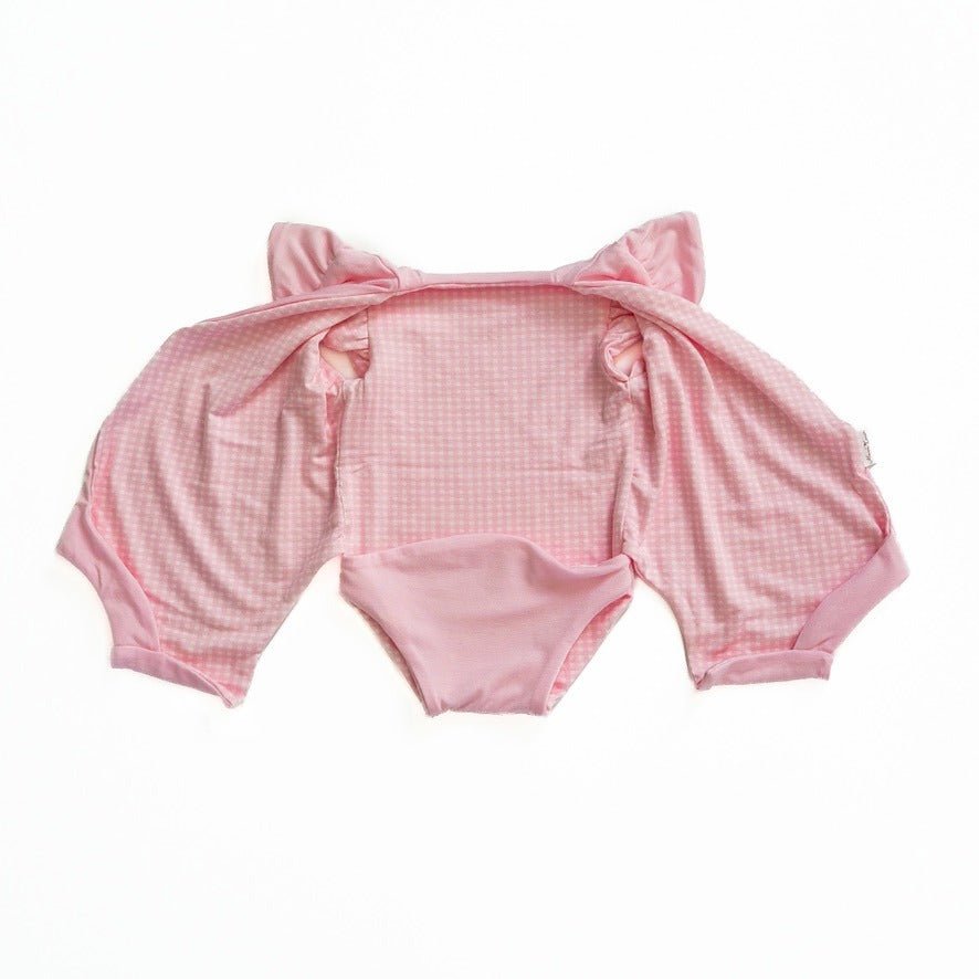 FLUTTER SLEEVE WINGED BODYSUIT - Mama Coco