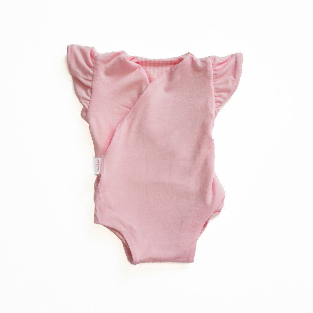 FLUTTER SLEEVE WINGED BODYSUIT - Mama Coco