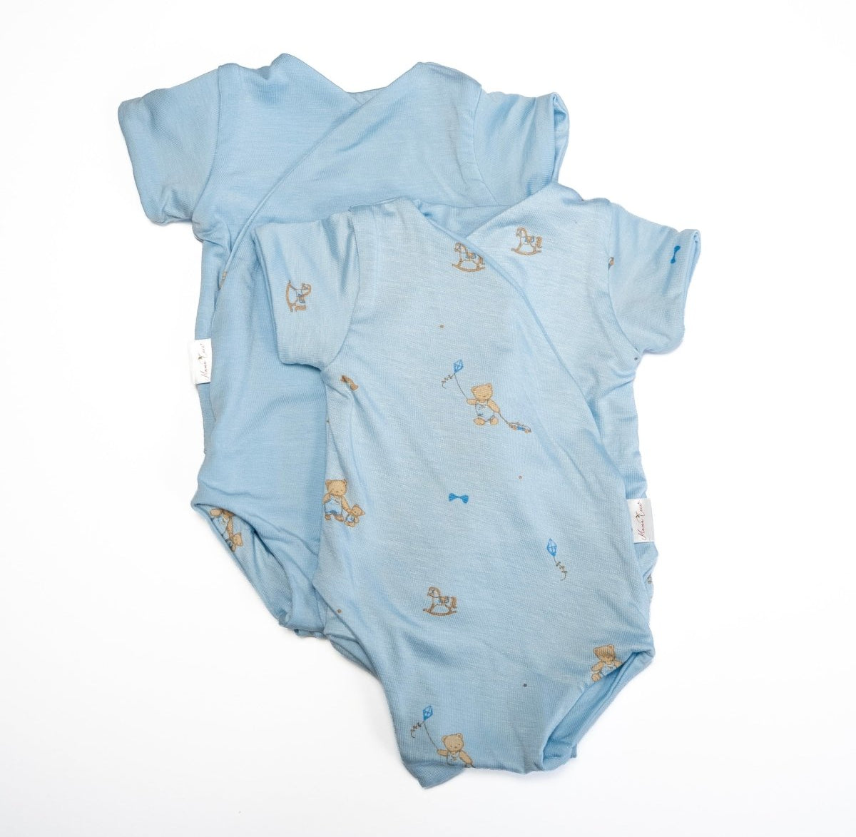 SHORT SLEEVE ONESIE OUTFIT BUNDLE in Silky Modal