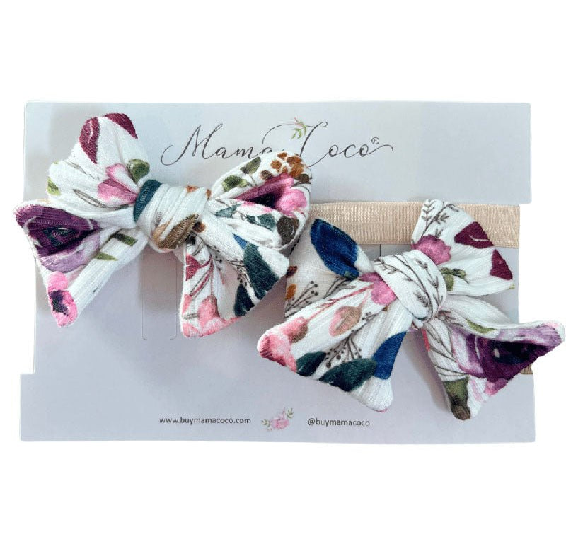 HEADBAND & BOW SET - Mama Coco