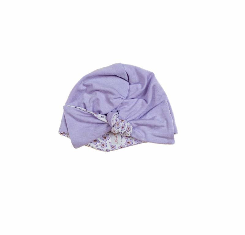 RUCHED BEANIE WITH BOW - Mama Coco