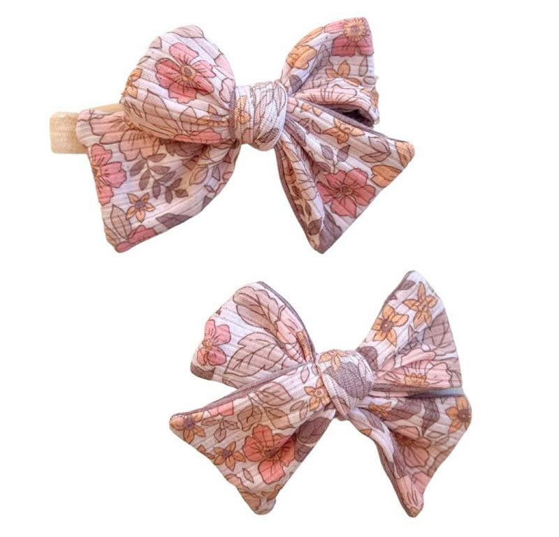 HEADBAND & BOW SET - Mama Coco