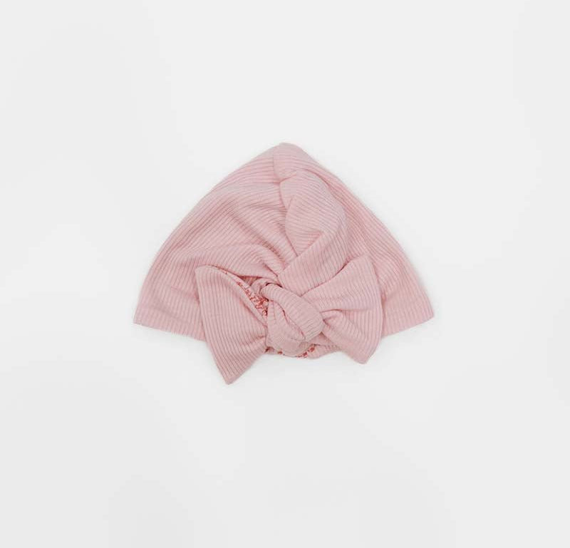 RUCHED BEANIE WITH BOW - Mama Coco