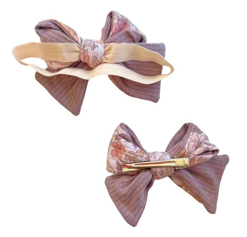 HEADBAND & BOW SET - Mama Coco