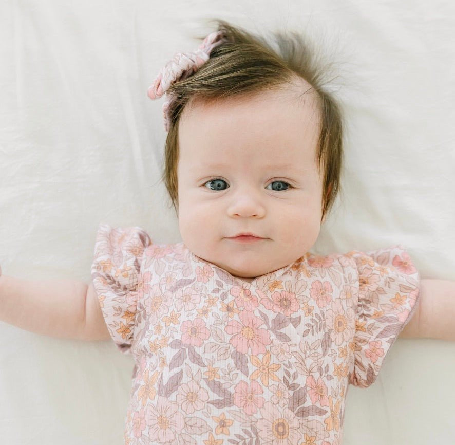 FLUTTER SLEEVE WINGED BODYSUIT - Mama Coco