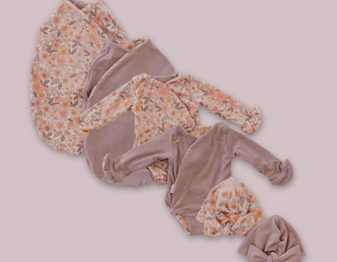 LONG SLEEVE NEWBORN ESSENTIALS BUNDLE - Mama Coco