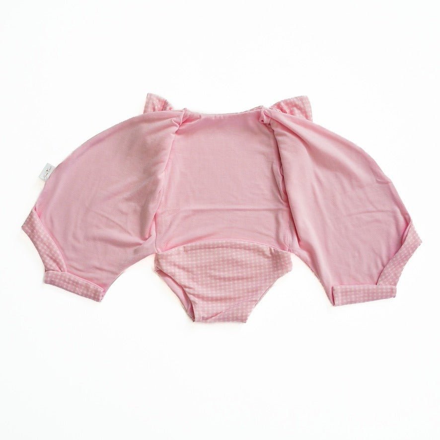 FLUTTER SLEEVE WINGED BODYSUIT - Mama Coco