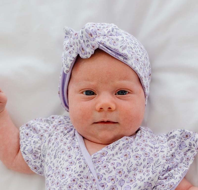 RUCHED BEANIE WITH BOW - Mama Coco