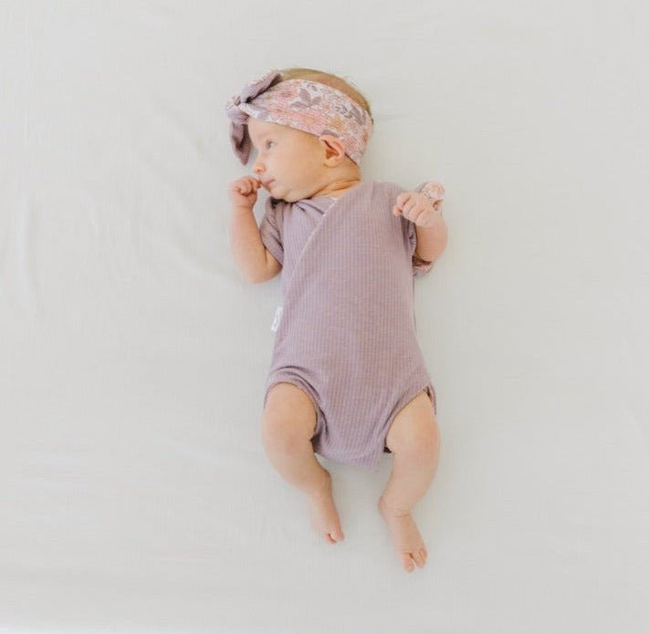 FLUTTER SLEEVE WINGED BODYSUIT - Mama Coco