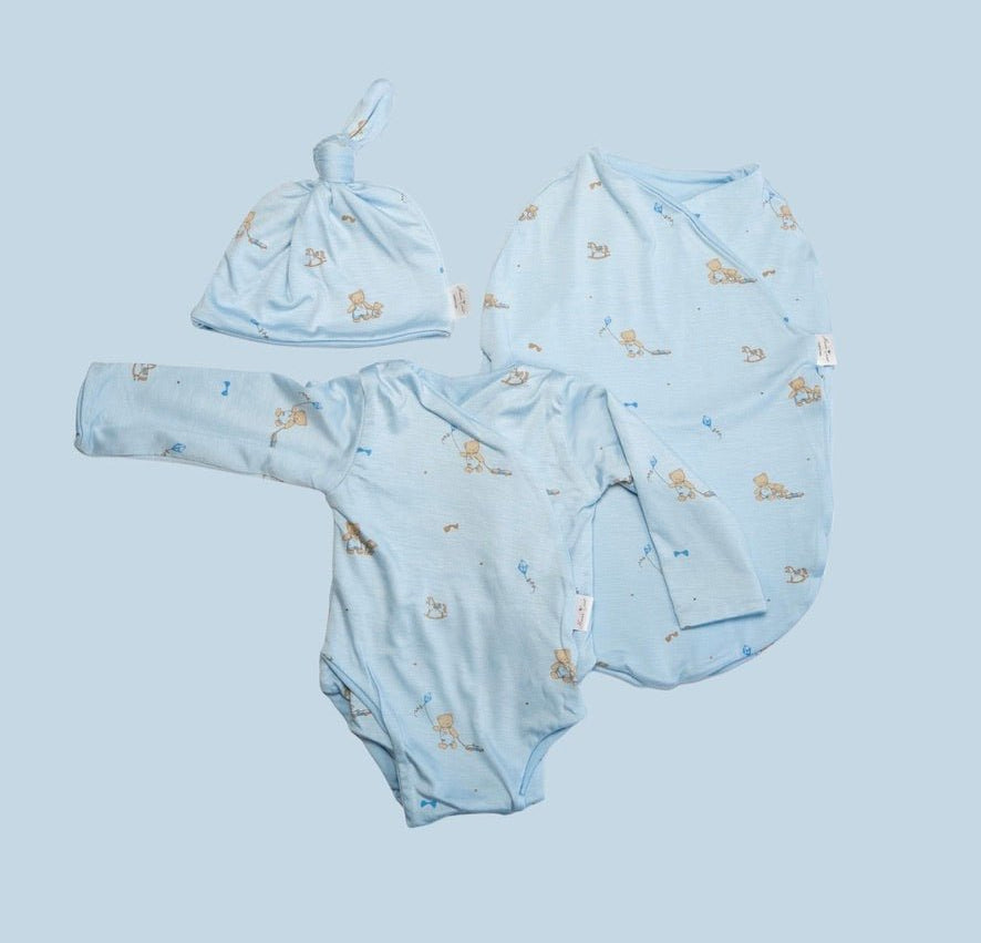 LONG SLEEVE NEWBORN ESSENTIALS BUNDLE in Silky Modal
