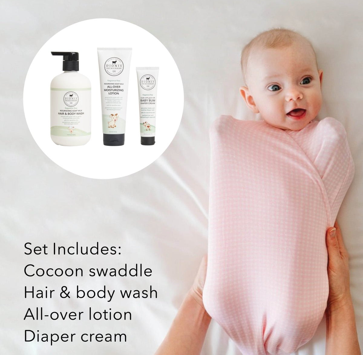 Mama Coco® x DIONIS® Baby Essentials Gift Set, Pink