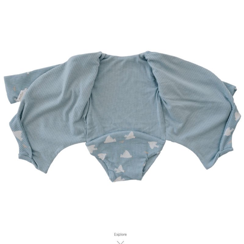 LONG SLEEVE WINGED BODYSUIT - Mama Coco