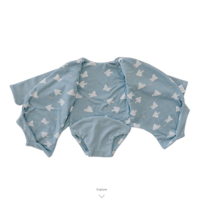 LONG SLEEVE WINGED BODYSUIT - Mama Coco