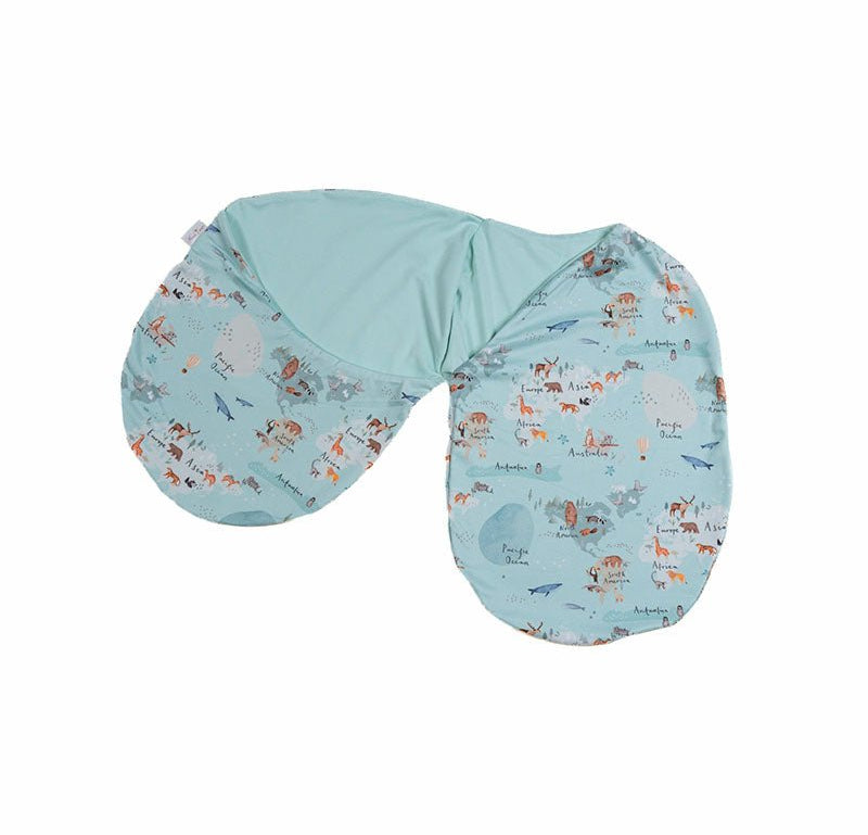 Lightweight World Traveler baby cocoon swaddle in soft Silky Modal.