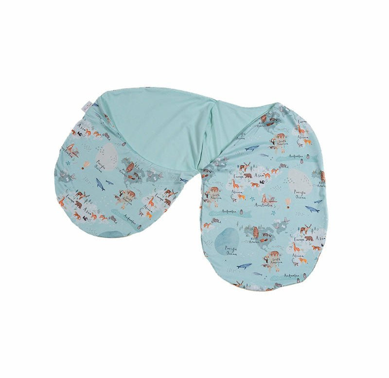 Lightweight World Traveler baby cocoon swaddle in soft Silky Modal.