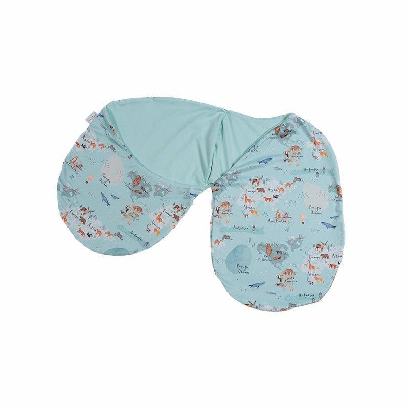 Lightweight World Traveler baby cocoon swaddle in soft Silky Modal.