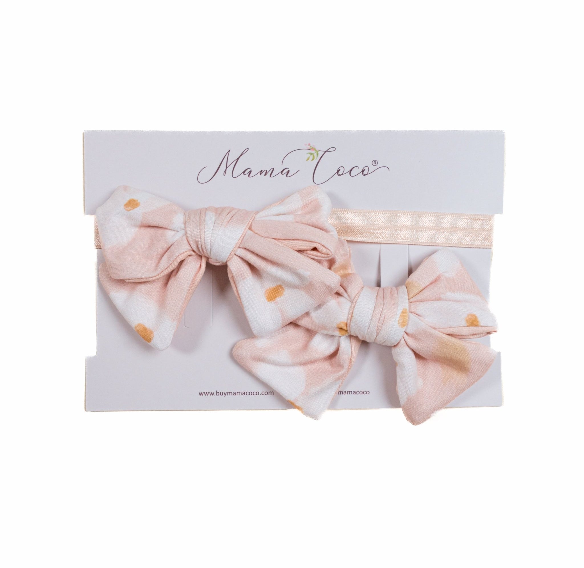 Headband & bow set in sweet lily design.