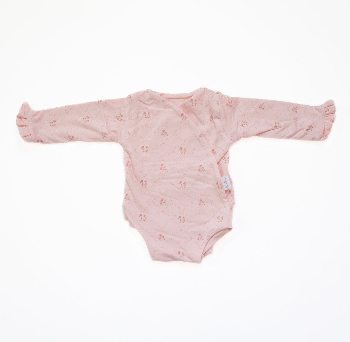 RUFFLE CUFF LONG SLEEVE WINGED BODYSUIT - Mama Coco