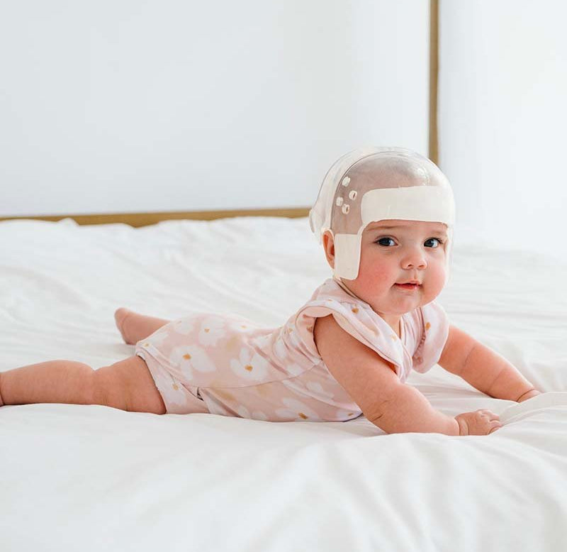 Sweet Lily print short-sleeve bodysuit for baby in premium Classic Brushed fabric styles.