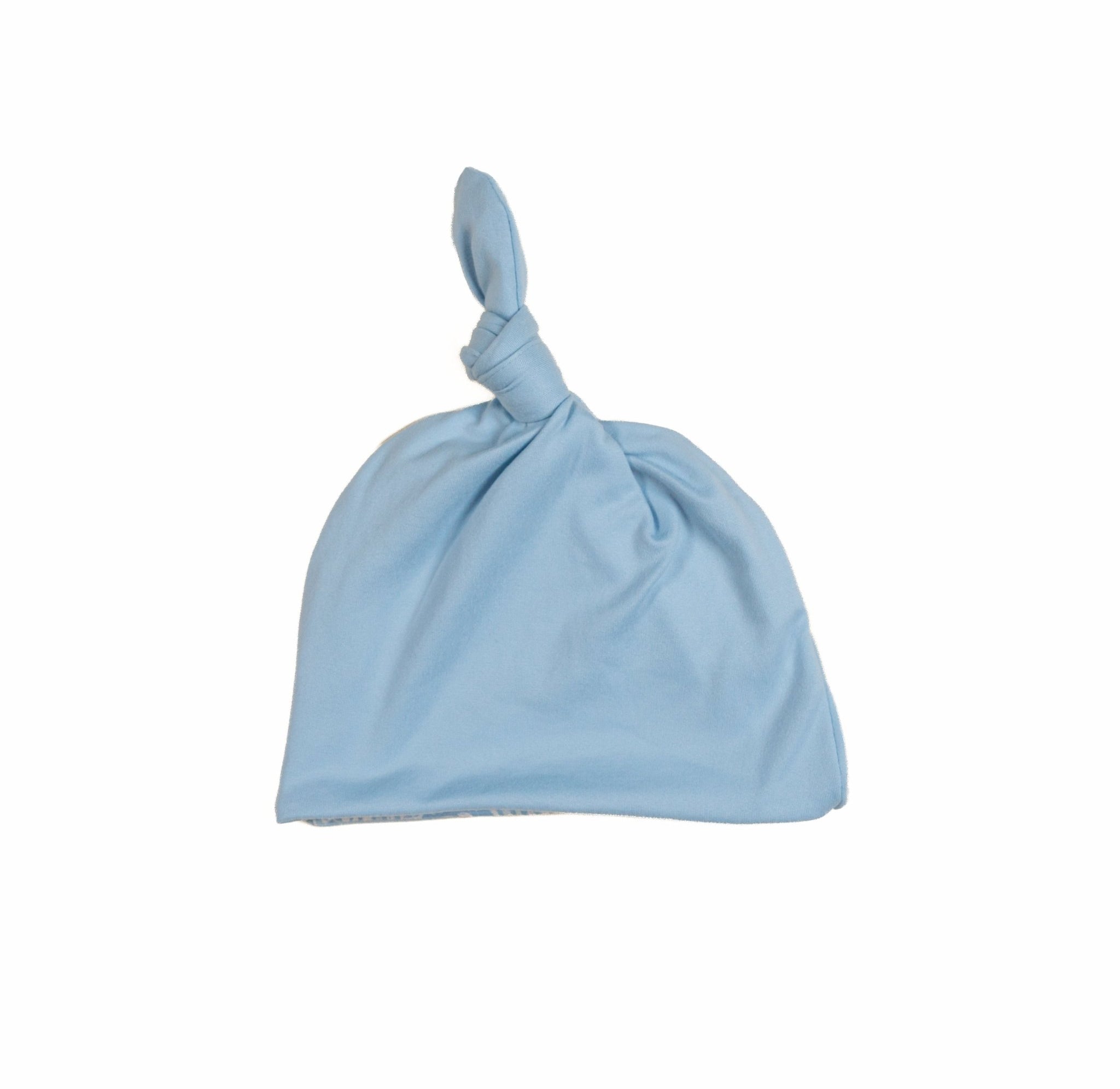 Blue Swells reversible baby beanie made with classic brushed fabric for soft everyday wear.