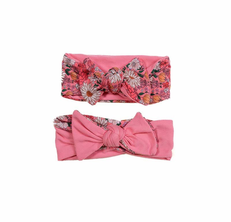 Premium Flower Power bow headwraps designed for babies.