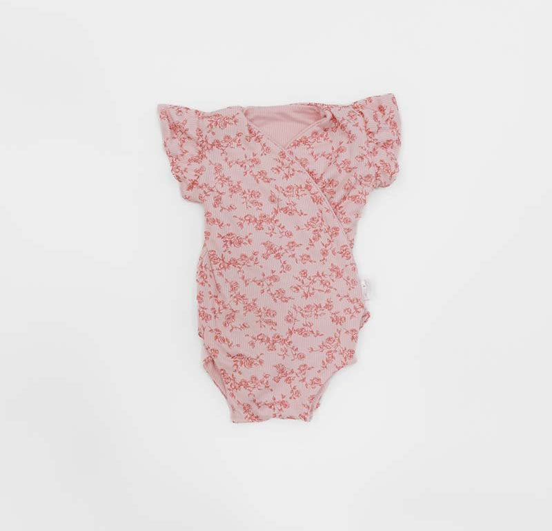 FLUTTER SLEEVE WINGED BODYSUIT - Mama Coco