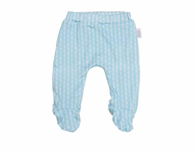 Silky modal baby footie pants featuring our charming Lil Surfer design.