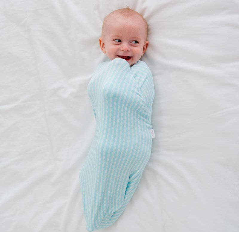 Lil Surfer design baby cocoon swaddle.