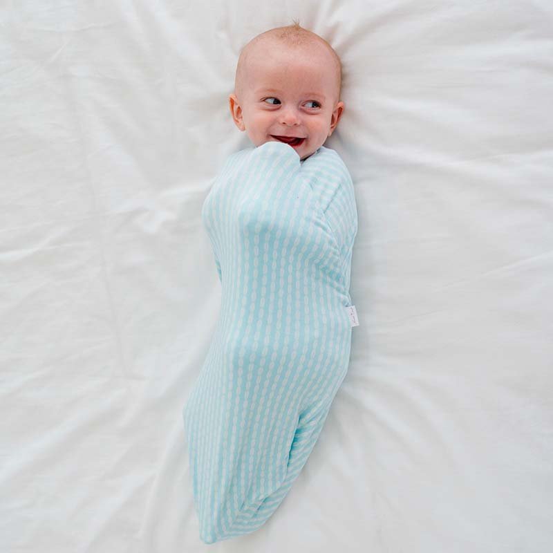 Lil Surfer design baby cocoon swaddle.