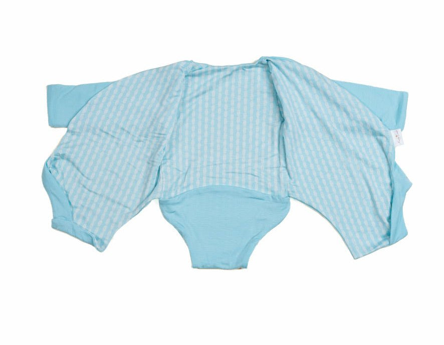 Lil Surfer design winged bodysuit in silky modal fabric.