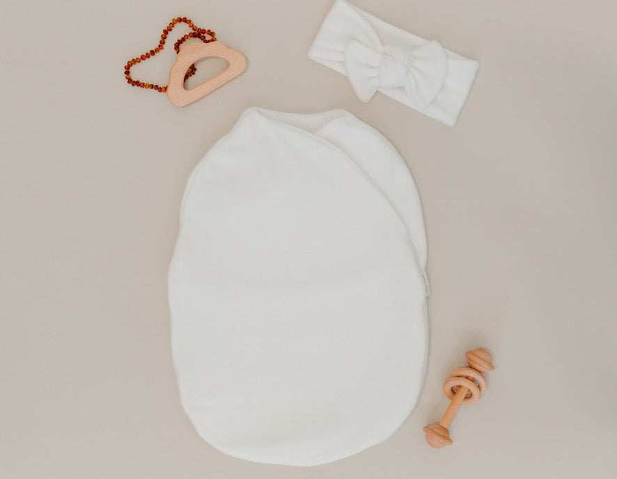 Premium Plush Perfection bow headwrap designed for babies.