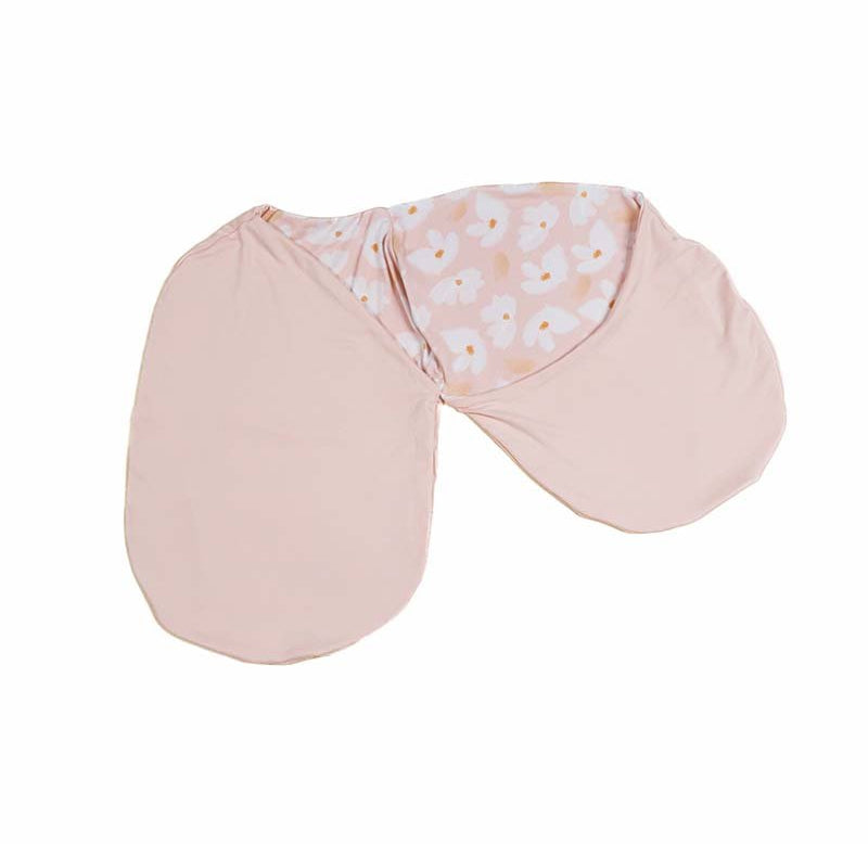 Cozy Silky Modal Sweet Lily baby cocoon swaddle for infants.