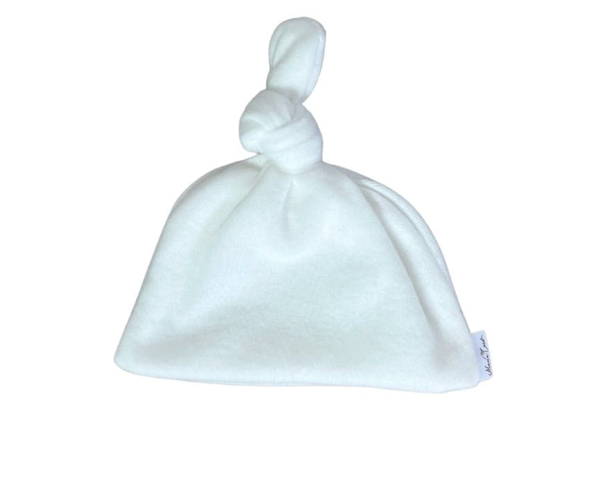 Adorable knotty beanie available in luxurious Plush Perfection fabric.