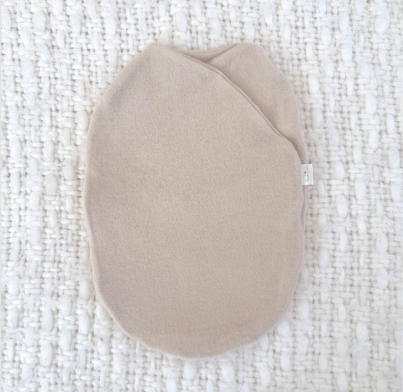 Reversible baby cocoon swaddle.
