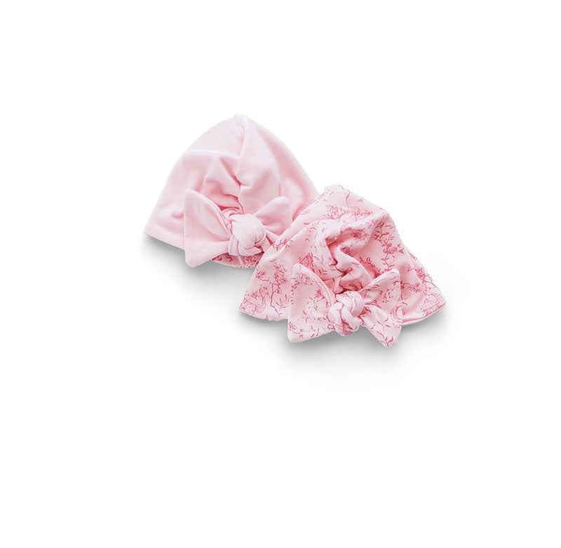 RUCHED BEANIE WITH BOW - Mama Coco