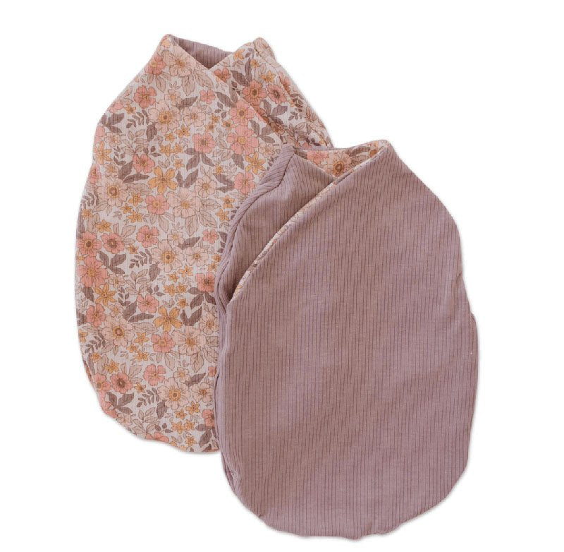 Reversible baby cocoon swaddle.
