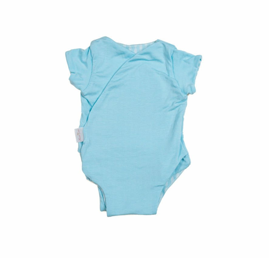 Reversible Lil Surfer design short-sleeved winged bodysuit.