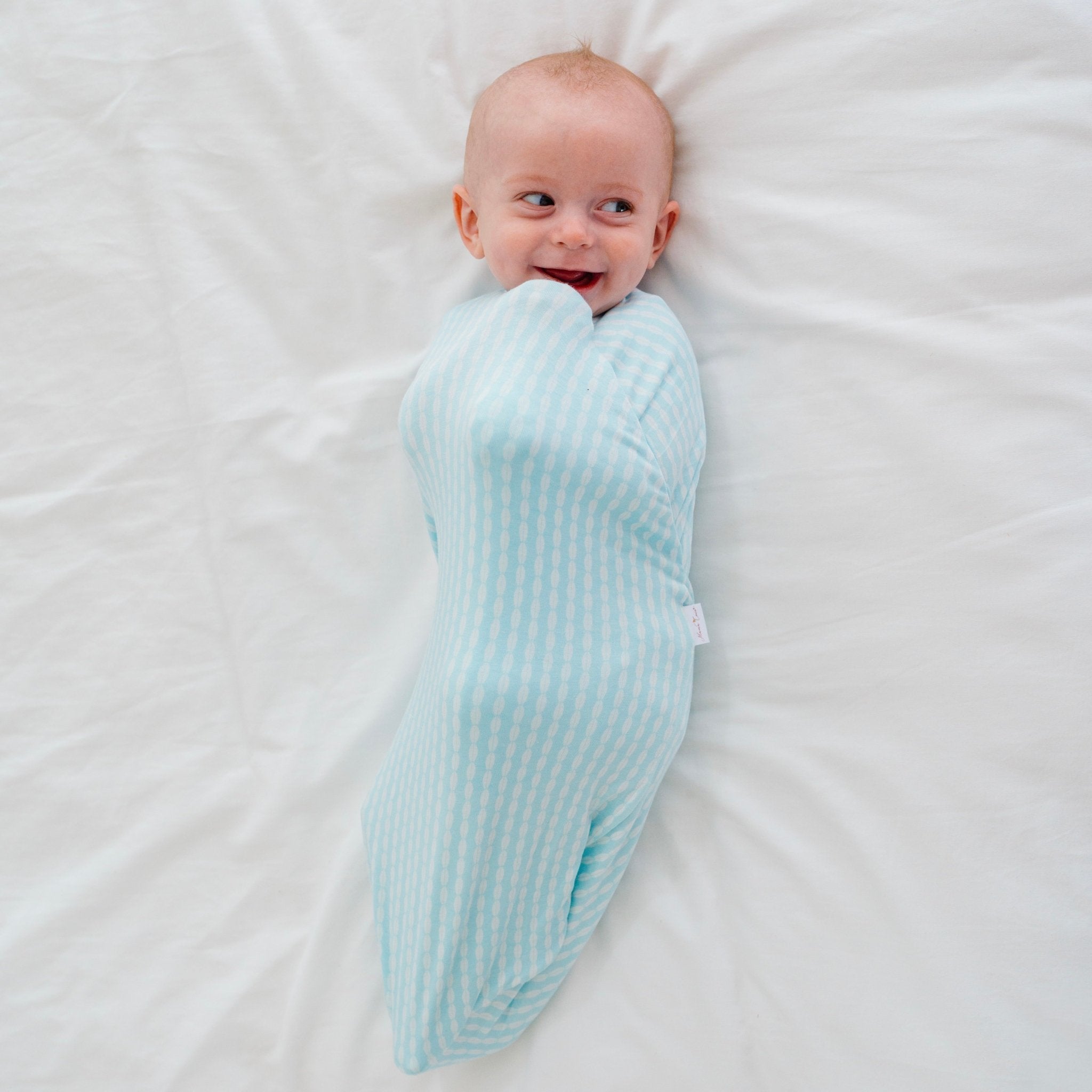 Silky modal short sleeve newborn essentials bundle in lil surfer design.