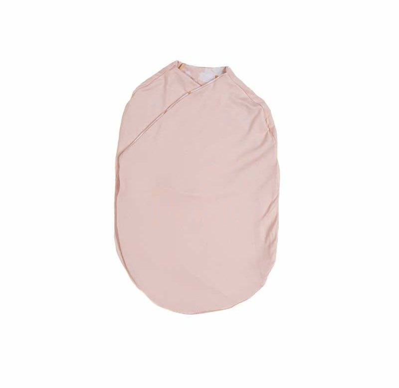 Reversible cozy Silky Modal Sweet Lily baby cocoon swaddle for infants.