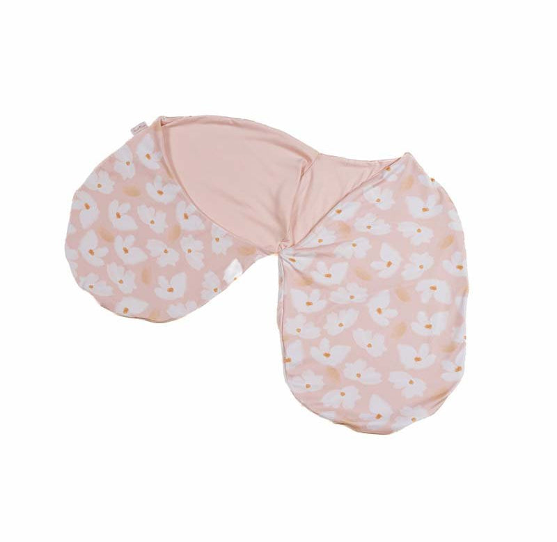Reversible premium baby cocoon swaddle crafted from Sweet Lily Silky Modal fabric.