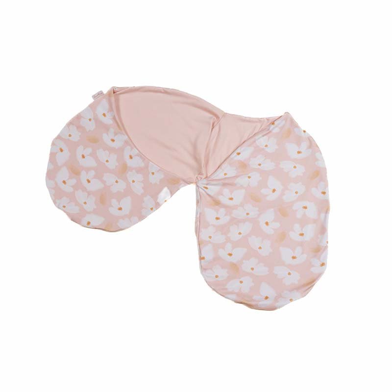 Reversible premium baby cocoon swaddle crafted from Sweet Lily Silky Modal fabric.