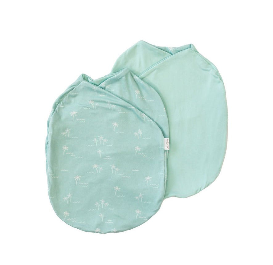 Reversible baby cocoon swaddle blanket for newborns.