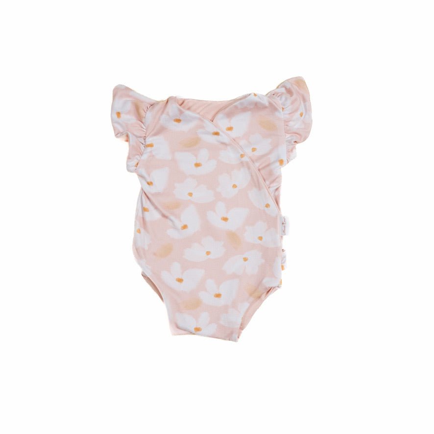 Comfortable Sweet Lily short-sleeve bodysuit for baby in Classic Brushed fabric styles.