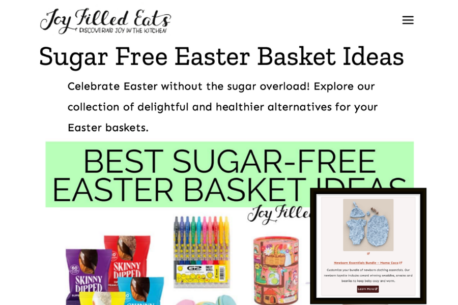 Mama Coco® Newborn Essentials Bundle Featured as a Sweet First Easter Gift