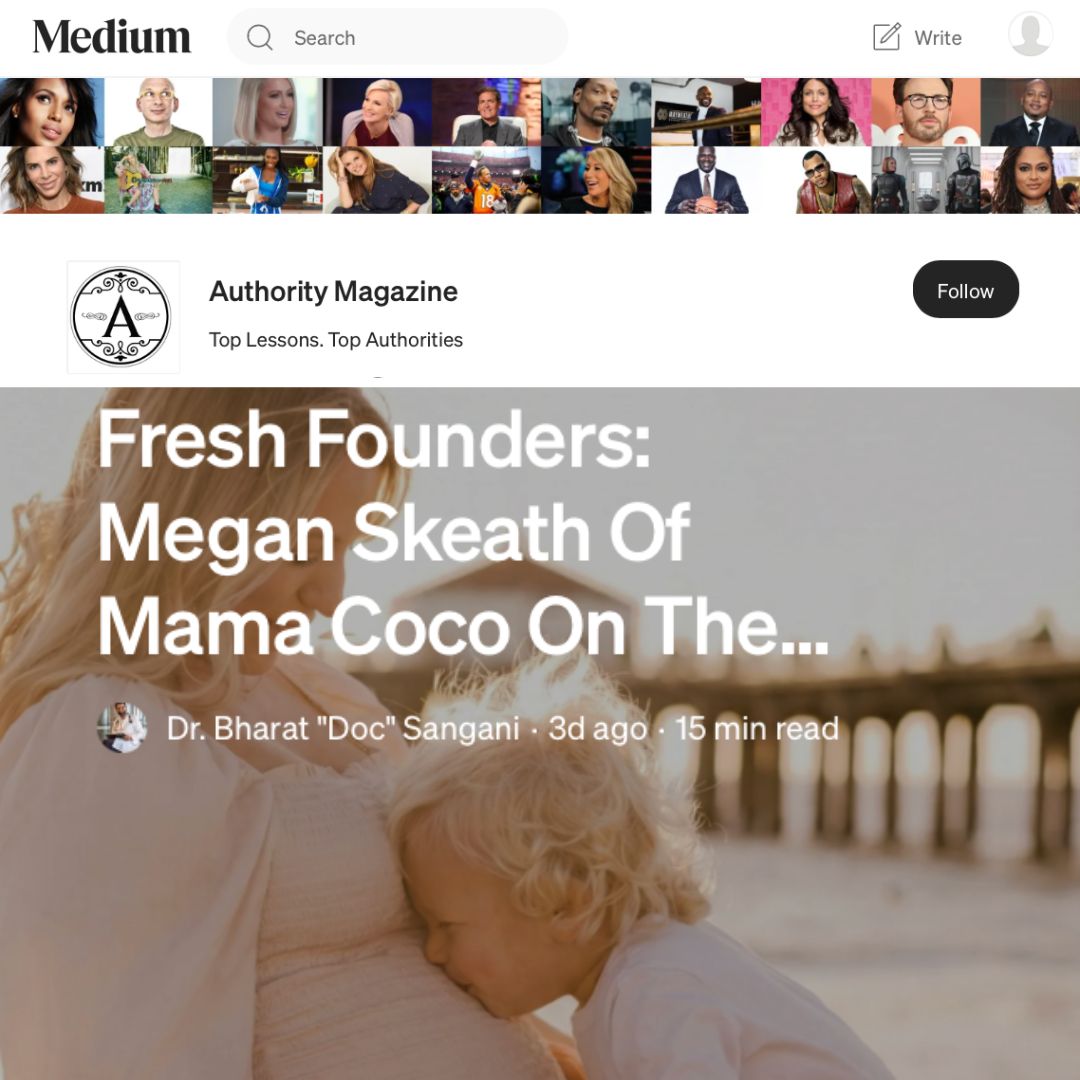 Mama Coco® Founder Megan Skeath Featured in Authority Magazine