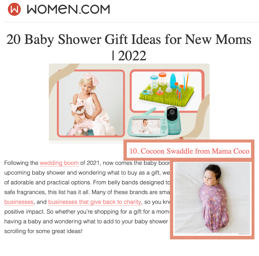20 BABY SHOWER GIFT IDEAS FOR NEW MOMS